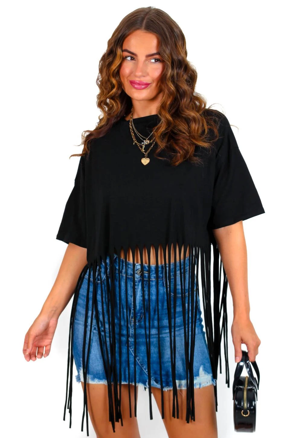 Ain't No Tassel - Black Oversized Top 5 Ain't No Tassel - Black Oversized Top - Image 5
