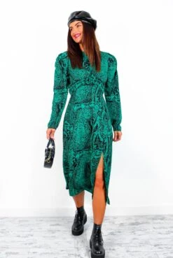 AX Paris All For You - Forest Black Paisley Midi Dress -Fashion Clothing Store AllForYou ForestBlackPaisleyMidiDress 1