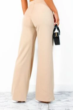 Big Ambitions - Stone Wide Leg Trouser -Fashion Clothing Store BigAmbitions StoneWideLegTrouser 4