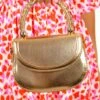 Can't Ruche Perfection - Rose Gold Mini Handbag
