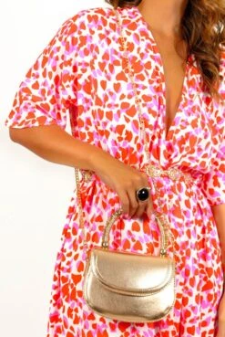 Can't Ruche Perfection - Rose Gold Mini Handbag 7 Can't Ruche Perfection - Rose Gold Mini Handbag -Fashion Clothing Store Can tRuchePerfection RoseGoldMiniHandbag 4