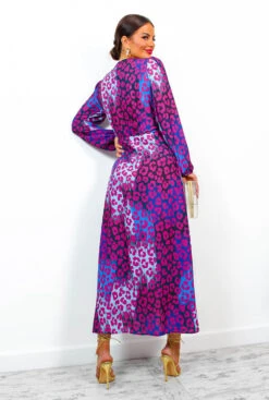 Caught Your Attention - Magenta Blue Leopard Midi Wrap Dress 19 Caught Your Attention - Magenta Blue Leopard Midi Wrap Dress -Fashion Clothing Store CaughtYourAttention MagentaBlueLeopardMidiWrapDress 2
