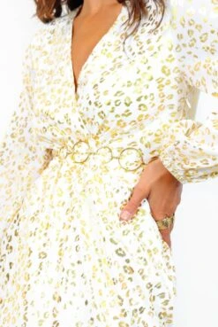 Chain Attraction - Gold Circle Belt -Fashion Clothing Store ChainAttraction GoldCircleBelt 5