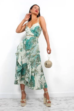 AX Paris Chase Your Dreams - Sea Green Marble Print Midi Dress 10 AX Paris Chase Your Dreams - Sea Green Marble Print Midi Dress -Fashion Clothing Store ChaseYourDreams SeaGreenMarblePrintMidiDress 6