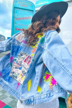 Cool Girl - Embellished Denim Jacket -Fashion Clothing Store Cool Girl Embellished Denim Jacket 3