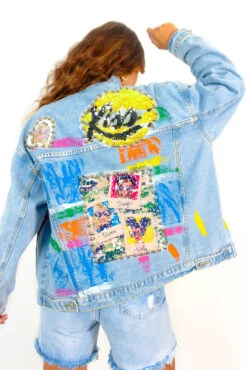 Cool Girl - Embellished Denim Jacket -Fashion Clothing Store CoolGirl EmbellishedDenimJacket 5