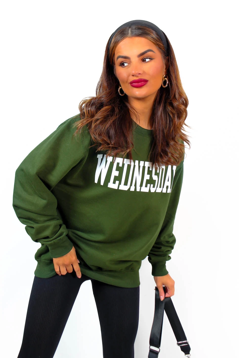 Dressed Like A Day Dream - Forest White Wednesday Sweatshirt 3 Dressed Like A Day Dream - Forest White Wednesday Sweatshirt - Image 3