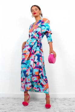 Glamorous Drive Em Wild - Blue Multi Abstract Midi Wrap Dress 19 Glamorous Drive Em Wild - Blue Multi Abstract Midi Wrap Dress -Fashion Clothing Store DriveEmWild BlueMultiAbstractMidiWrapDress 15