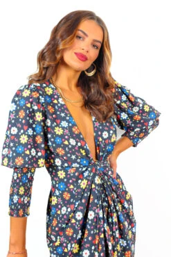 Glamorous Drive Em Wild - Black Multi Sticker Print Midi Wrap Dress 16 Glamorous Drive Em Wild - Black Multi Sticker Print Midi Wrap Dress -Fashion Clothing Store Drive EmWild BlackMultiStickerPrintMidiWrapDress 8