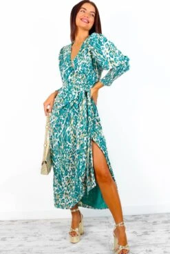 Glamorous Drive Em Wild - Blue Beige Animal Print Midi Wrap Dress 9 Glamorous Drive Em Wild - Blue Beige Animal Print Midi Wrap Dress -Fashion Clothing Store Drive EmWild BlueBeigeAnimalPrintMidiWrapDress 3
