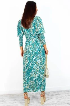 Glamorous Drive Em Wild - Blue Beige Animal Print Midi Wrap Dress 12 Glamorous Drive Em Wild - Blue Beige Animal Print Midi Wrap Dress -Fashion Clothing Store Drive EmWild BlueBeigeAnimalPrintMidiWrapDress 4