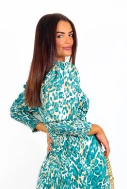 Glamorous Drive Em Wild - Blue Beige Animal Print Midi Wrap Dress 13 Glamorous Drive Em Wild - Blue Beige Animal Print Midi Wrap Dress -Fashion Clothing Store Drive EmWild BlueBeigeAnimalPrintMidiWrapDress 5