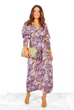 Glamorous Drive Em Wild - Pink Multi Animal Print Midi Wrap Dress 10 Glamorous Drive Em Wild - Pink Multi Animal Print Midi Wrap Dress -Fashion Clothing Store Drive EmWild PinkMultiAnimalPrintMidiWrapDress 3