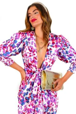 Glamorous Drive 'Em Wild - Pink Purple Spotted Midi Wrap Dress 15 Glamorous Drive 'Em Wild - Pink Purple Spotted Midi Wrap Dress -Fashion Clothing Store Drive EmWild PinkPurpleSpottedMidiWrapDress 6