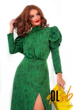 AX Paris First Date - Green Animal Print Midi Dress 10 AX Paris First Date - Green Animal Print Midi Dress -Fashion Clothing Store FirstDate GreenAnimalPrintMidiDress3