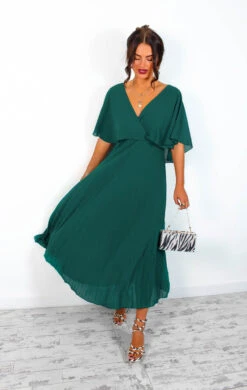 Timeless - Forest Pleated Maxi Dress 13 Timeless - Forest Pleated Maxi Dress -Fashion Clothing Store IMG 1816