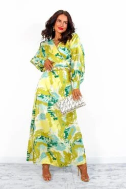 In My Imagination - Lime Green Printed Midi Dress 10 In My Imagination - Lime Green Printed Midi Dress -Fashion Clothing Store InMyImagination LimeGreenPrintedMidiDress4