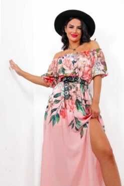 In The Garden - Blush Floral Maxi Dress -Fashion Clothing Store InTheGarden BlushFloralMaxiDress3