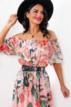 In The Garden - Blush Floral Maxi Dress -Fashion Clothing Store InTheGarden BlushFloralMaxiDress6