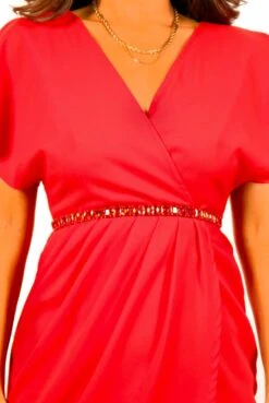 Jewels Are Forever - Ruby Red Jewelled Belt 6 Jewels Are Forever - Ruby Red Jewelled Belt -Fashion Clothing Store JewelsAreForever RubyRedJewelledBelt 2