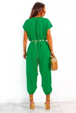 MODA Jump Around - Green Jumpsuit -Fashion Clothing Store JumpAround GreenJumpsuit 1