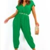 MODA Jump Around - Green Jumpsuit