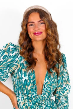 Keep Your Head Up - Rose Gold Gem Headband -Fashion Clothing Store KeepYourHeadUp RoseGoldGemHeadband 2