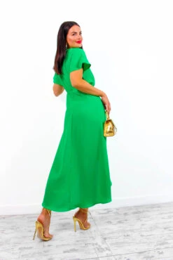 Knot In Love - Green Maxi Dress 11 Knot In Love - Green Maxi Dress -Fashion Clothing Store KnotInLove GreenMaxiDress5