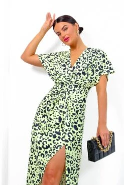 Knot In Love - Lemon Leopard Print Maxi Dress 9 Knot In Love - Lemon Leopard Print Maxi Dress -Fashion Clothing Store KnotInLove LemonLeopardPrintMaxiDress 5