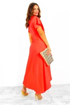 Knot In Love - Orange Maxi Dress 8 Knot In Love - Orange Maxi Dress -Fashion Clothing Store KnotInLove OrangeMaxiDress 4