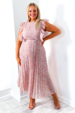 Mamma Mia - Blush Print Maxi Dress -Fashion Clothing Store MammaMia BlushPrintMaxiDress 5