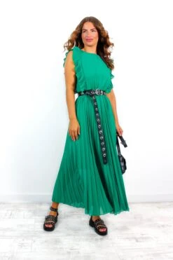 Mamma Mia - Green Maxi Dress -Fashion Clothing Store MammaMia GreenMaxiDress 2