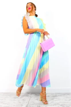 Mamma Mia - Pastel Stripe Maxi Dress 17 Mamma Mia - Pastel Stripe Maxi Dress -Fashion Clothing Store MammaMia PastelStripeMaxiDress 10
