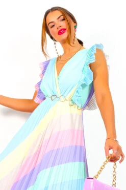Mamma Mia - Pastel Stripe Maxi Dress 14 Mamma Mia - Pastel Stripe Maxi Dress -Fashion Clothing Store MammaMia PastelStripeMaxiDress 4