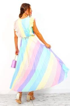 Mamma Mia - Pastel Stripe Maxi Dress 21 Mamma Mia - Pastel Stripe Maxi Dress -Fashion Clothing Store MammaMia PastelStripeMaxiDress 7