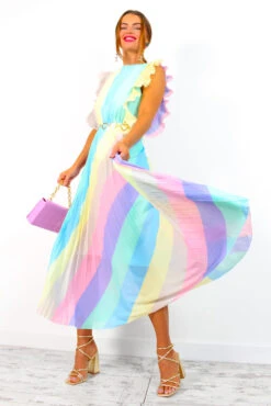Mamma Mia - Pastel Stripe Maxi Dress 19 Mamma Mia - Pastel Stripe Maxi Dress -Fashion Clothing Store MammaMia PastelStripeMaxiDress 8