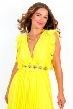 Mamma Mia - Yellow Maxi Dress -Fashion Clothing Store MammaMia YellowMaxiDress 8