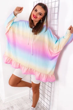 Not So Basic - Multi Frill Hem Hoodie -Fashion Clothing Store NotSoBasic MultiFrillHemHoodie 2