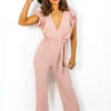 Number One - Blush Frilled Jumpsuit