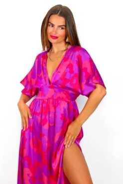 Once In A Lifetime - Fuchsia Purple Floral Maxi Dress 8 Once In A Lifetime - Fuchsia Purple Floral Maxi Dress -Fashion Clothing Store OnceInALifetime FuchsiaPurpleFloralMaxiDress 5