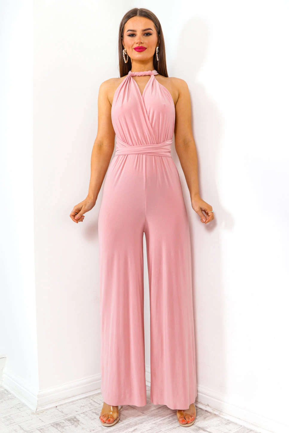 So Sophisticated - Blush Multi-Tie Jumpsuit 12 So Sophisticated - Blush Multi-Tie Jumpsuit - Image 12