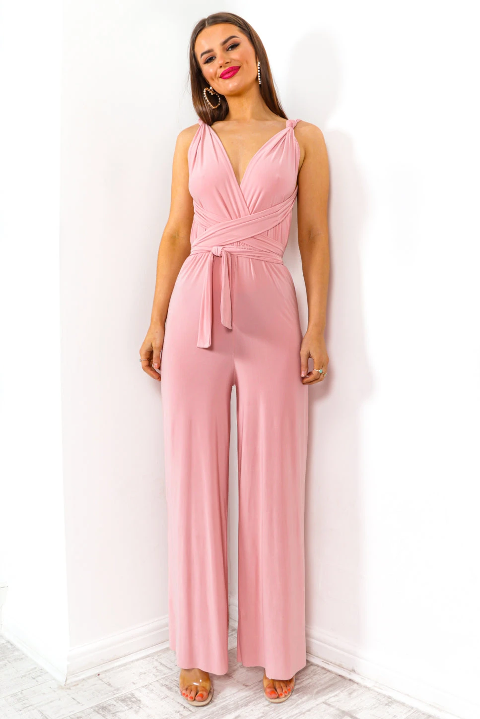 So Sophisticated - Blush Multi-Tie Jumpsuit 15 So Sophisticated - Blush Multi-Tie Jumpsuit - Image 15