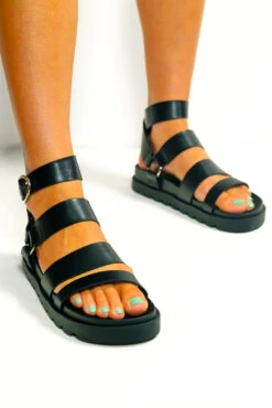 Stand By Me - Black Sandals -Fashion Clothing Store StandByMe BlackSandals3