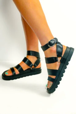 Stand By Me - Black Sandals -Fashion Clothing Store StandByMe BlackSandals4