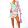 Sweetie - Pastel Multi Mini Dress