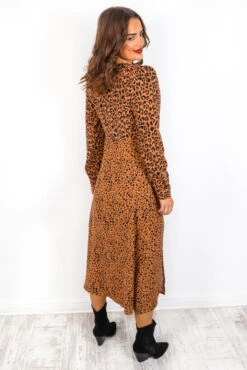 Thats Wild - Leopard Print Split Midi Dress 9 Thats Wild - Leopard Print Split Midi Dress -Fashion Clothing Store ThatsWild LeopardPrintSplitMidiDress 4