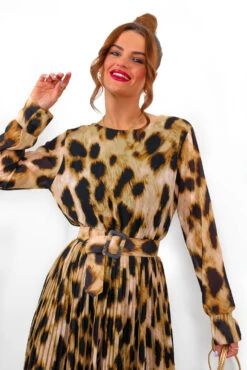 The Pleat Is On - Beige Leopard Pleated Jumpsuit 12 The Pleat Is On - Beige Leopard Pleated Jumpsuit -Fashion Clothing Store ThePleatIsOn BeigeLeopardPleatedJumpsuit1