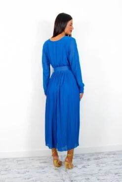 The Pleat Is On - Cobalt Pleated Jumpsuit -Fashion Clothing Store ThePleatIsOn CobaltPleatedJumpsuit 6