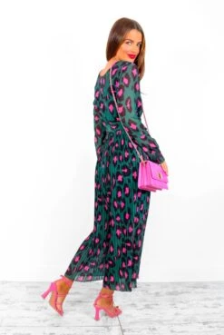 The Pleat Is On - Forest Fuchsia Leopard Pleated Jumpsuit -Fashion Clothing Store ThePleatIsOn ForestFuchsiaLeopardPleatedJumpsuit 7