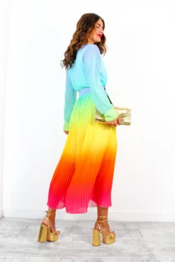 The Pleat Is On - Multi Ombre Pleated Jumpsuit -Fashion Clothing Store ThePleatIsOn MultiOmbrePleatedJumpsuit 2